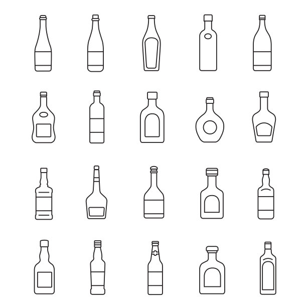 玻璃瓶图标设置图片下载