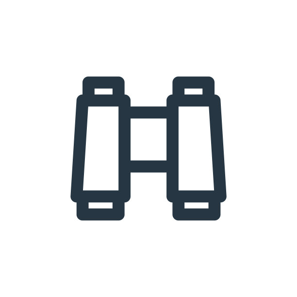 双筒望远镜图标向量从室外的概念。双筒望远镜的细线插图可编辑的笔触。双筒线性标志，用于web和移动应用程序，标志，印刷媒体。图片下载