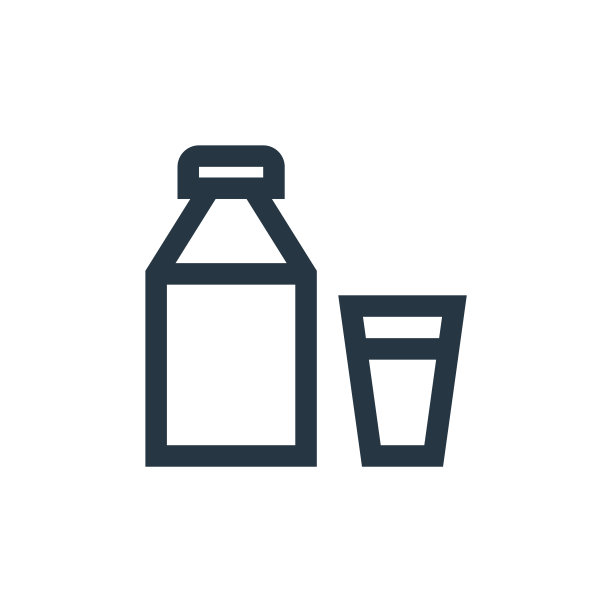 奶瓶图标矢量从自然的概念。细线说明奶瓶可编辑的笔画。牛奶瓶线性标志用于网络和移动应用程序，标志，印刷媒体..图片下载