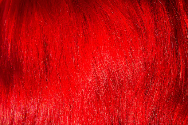 自然的红色闪亮的头发图片下载