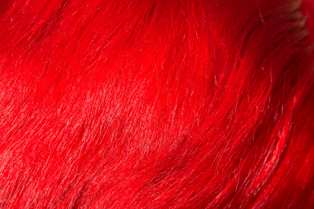 自然的红色闪亮的头发图片下载