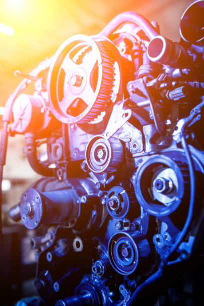 发动机的碎片。汽车的概念。设计背景图片下载