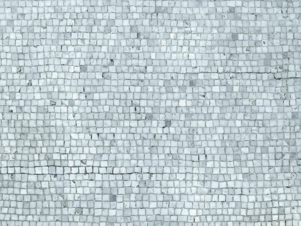 蓝灰色方形马赛克瓷砖纹理背景图片下载