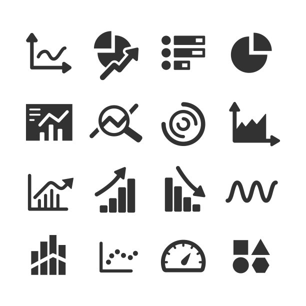 图表图标-矢量图形图片下载