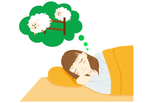 美丽的年轻女子正在睡觉。图片下载