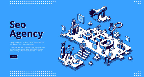 矢量登陆页面为SEO机构图片下载