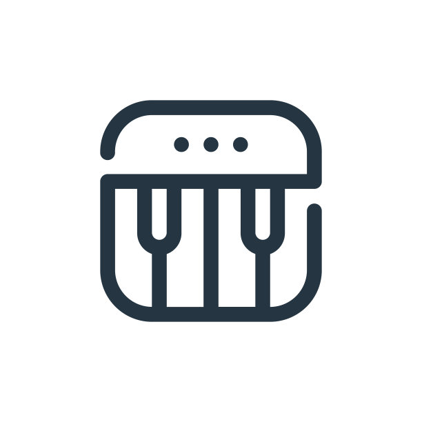 钢琴矢量图标孤立的白色背景。大纲，细线钢琴图标用于网站设计和手机，应用程序开发。细线钢琴轮廓图标矢量插图。图片下载