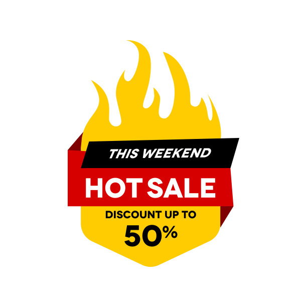 热门销售折扣图标剪辑艺术矢量图片下载