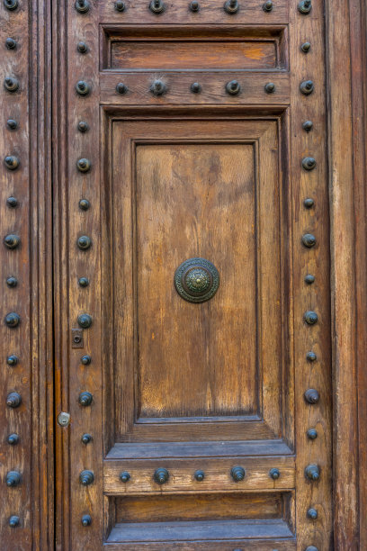 意大利，罗马，罗马广场，木门图片下载