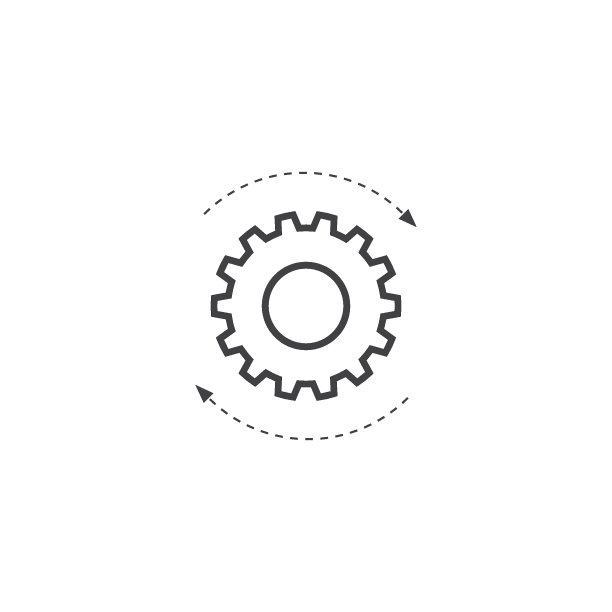 齿轮与信息图表线图片下载