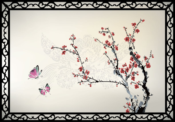 中国樱花画图片下载