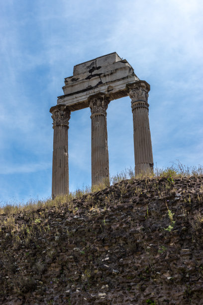 意大利，罗马，罗马广场遗址图片下载