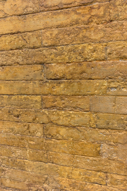 橙色的砖墙图片下载