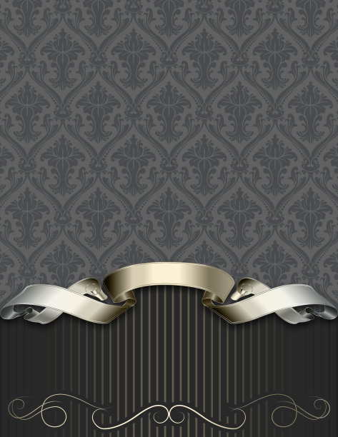 复古的背景与优雅的图案。图片下载