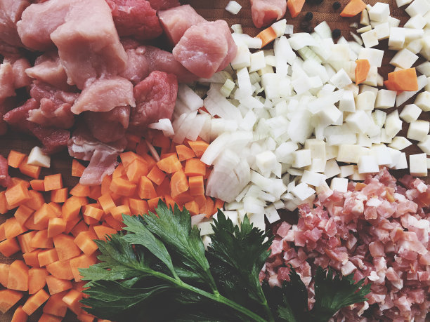 肉酱的配料图片下载