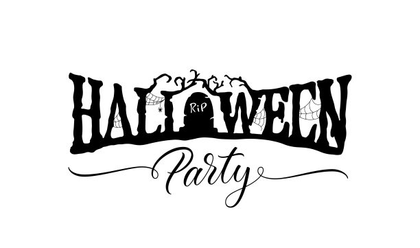 万圣节派对文本。图片下载