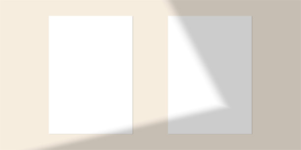 矢量阴影叠加效果。透明柔和的光线和阴影从窗户。透明的窗户阴影和自然闪电的模型。10 eps目。图片下载