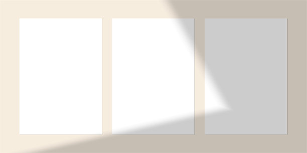 矢量阴影叠加效果。透明柔和的光线和阴影从窗户。透明的窗户阴影和自然闪电的模型。10 eps目。图片下载