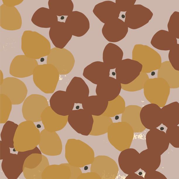 抽象花卉图案秋季背景图片下载