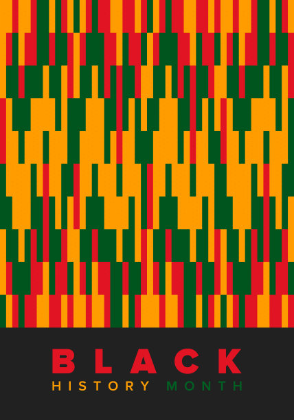 黑人历史月。非裔美国人的历史。一年一度的庆祝。二月份在美国和加拿大。十月在英国。海报，卡片，横幅，背景。矢量图图片下载