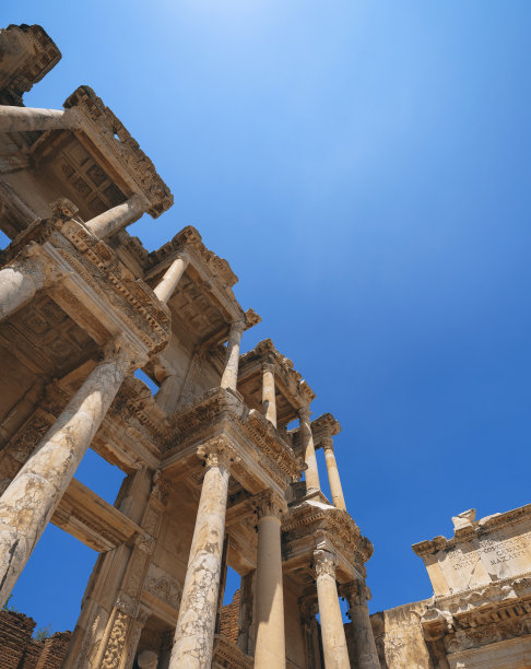 土耳其以弗所的塞尔苏斯图书馆图片下载