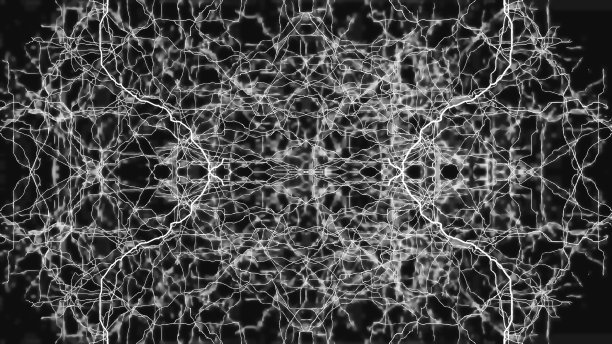 数字渲染背景抽象图案黑色和白色图片下载