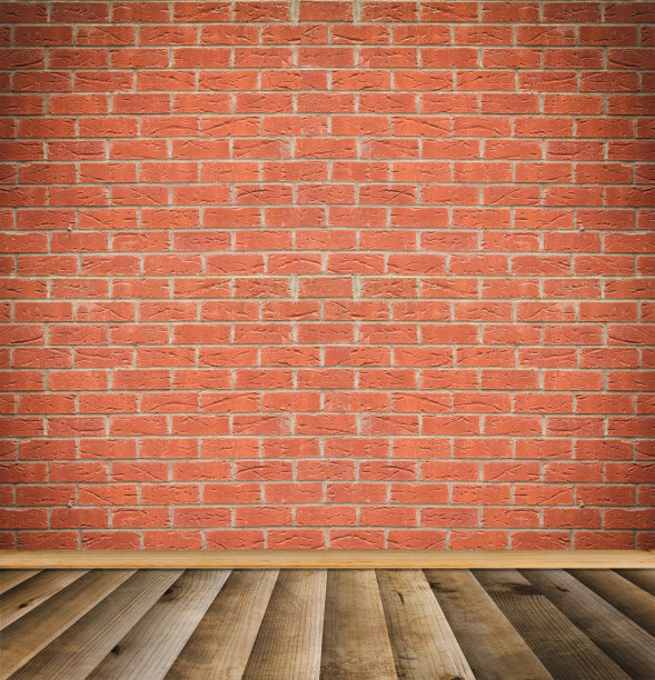 红砖墙背景。图片下载