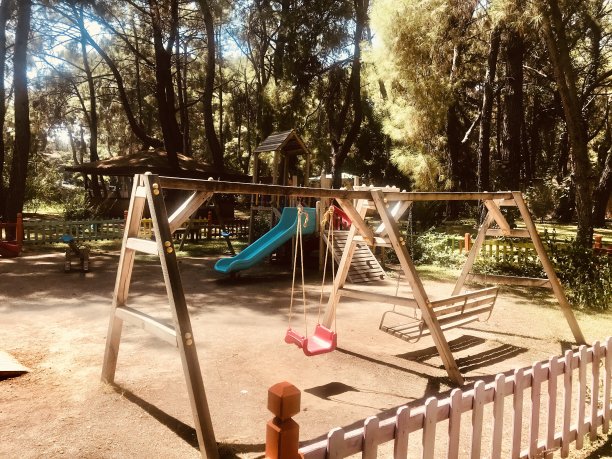 孩子们在树林中公园图片下载