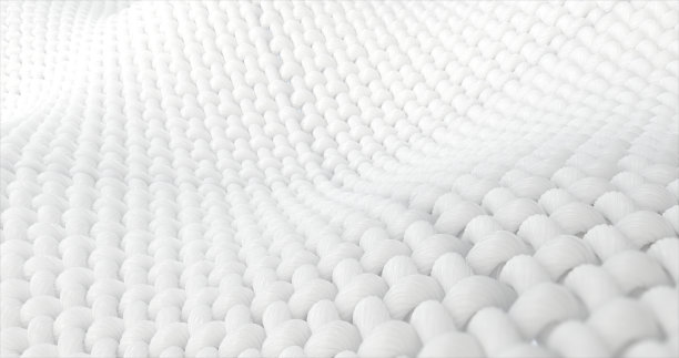 特写织物纤维。图片下载