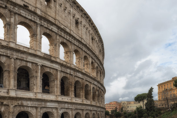 罗马斗兽场与罗马城图片下载