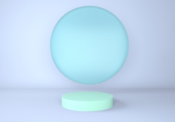 3d抽象背景，模拟场景几何形状平台的产品显示。图片下载