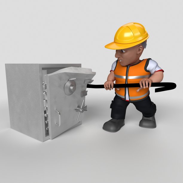 3D卡通建造者角色图片下载