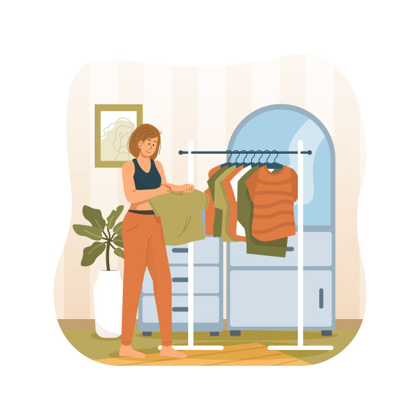 年轻女子穿着衣服图片下载