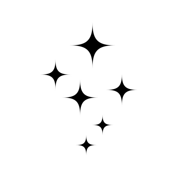 魔术明星图标孤立在白色。矢量插图。每股收益10图片下载