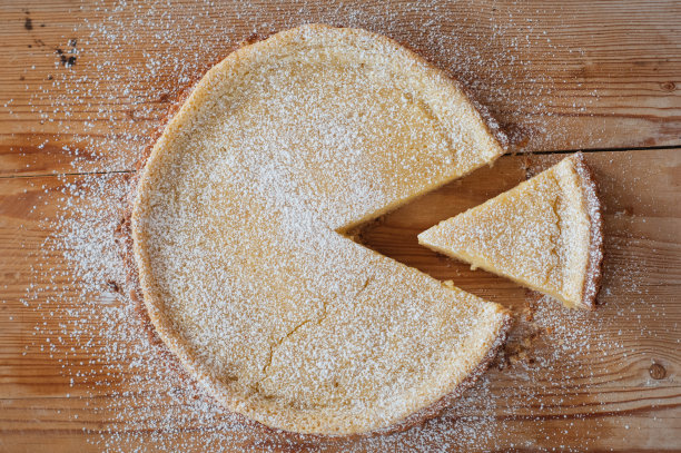 俯视图糕点挞图片下载