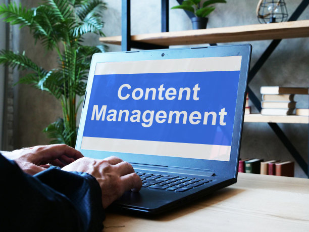 内容管理显示在概念业务照片上图片下载