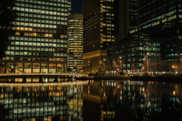 大手町周边的东京夜景图片下载