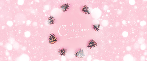 横幅，圣诞作文，粉彩背景图片下载