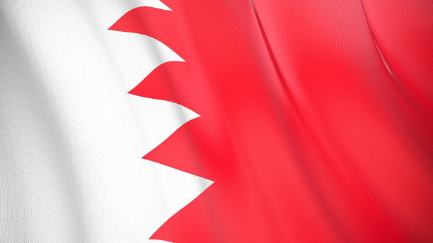 巴林国旗3D图图片下载