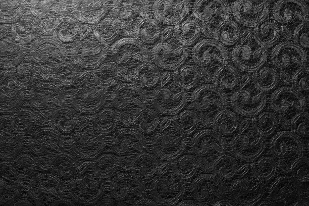 密集的黑色蕾丝面料图案背景纺织品图片下载