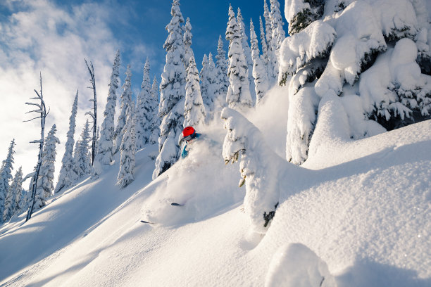 粉滑雪图片下载