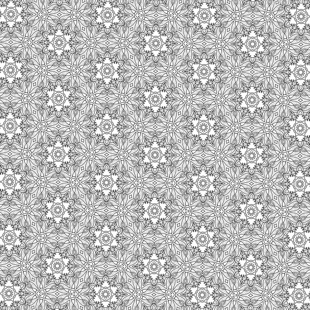 无缝图案从任何几何形状为创意设计背景。插图图片下载