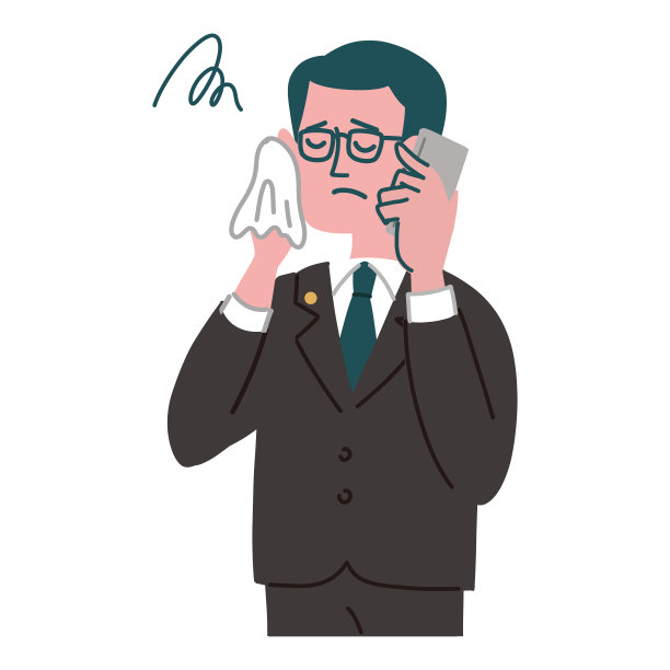 西装商人智能手机手势困惑图片下载