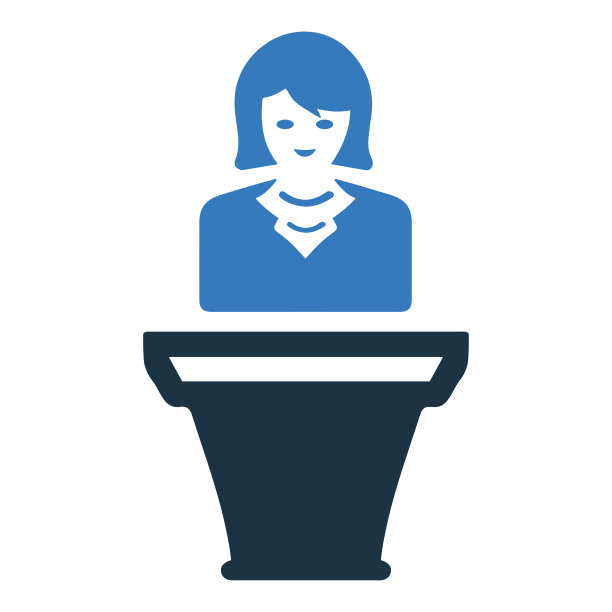 商务会议，会议图标。可编辑的矢量图标设计是孤立的白色背景图片下载