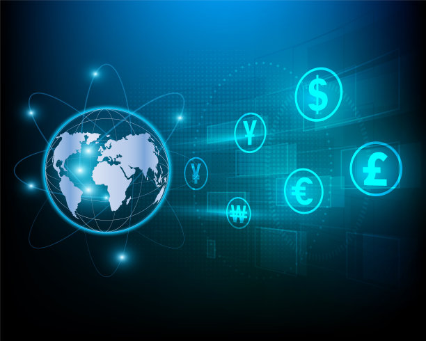 转账。全球货币。货币兑换插图eps10矢量图片下载