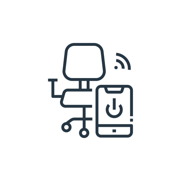 椅子图标向量从智能家居概念。细线插图的椅子可编辑的笔触。椅子线性标识用于web和移动应用程序，标志，印刷媒体。图片下载