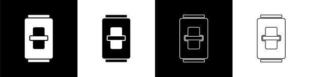 设置电灯开关图标隔离在黑白背景上。开和关图标。调光开关标志。节能理念。矢量图图片下载