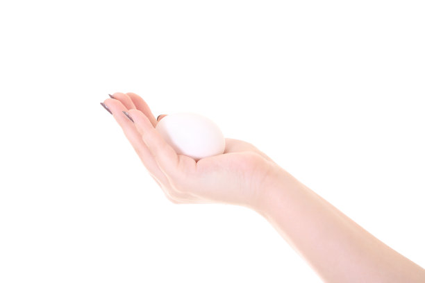 女性手与蛋清图片下载