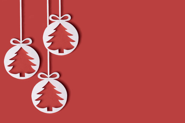 纸圣诞球图片下载