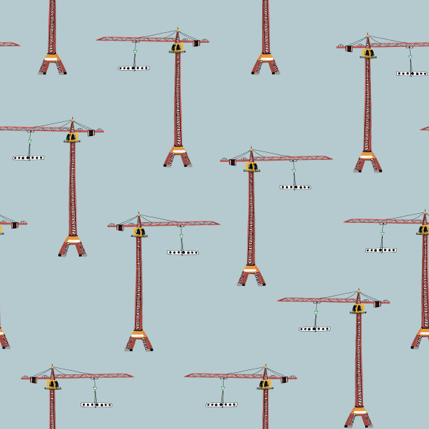 建筑机械、建筑小车无缝格局图片下载